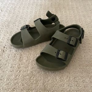 Boys Hunter Green Birkenstock